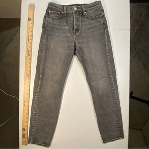 Levis Wedgie Jean faded black